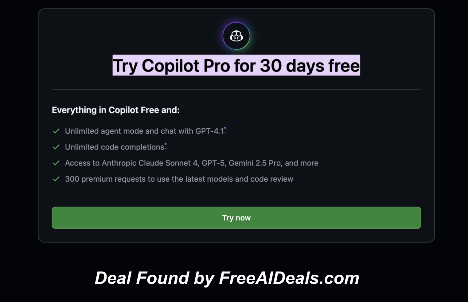 Read more about the article GitHub Copilot Pro – Free 30 Day Trial For Everyone