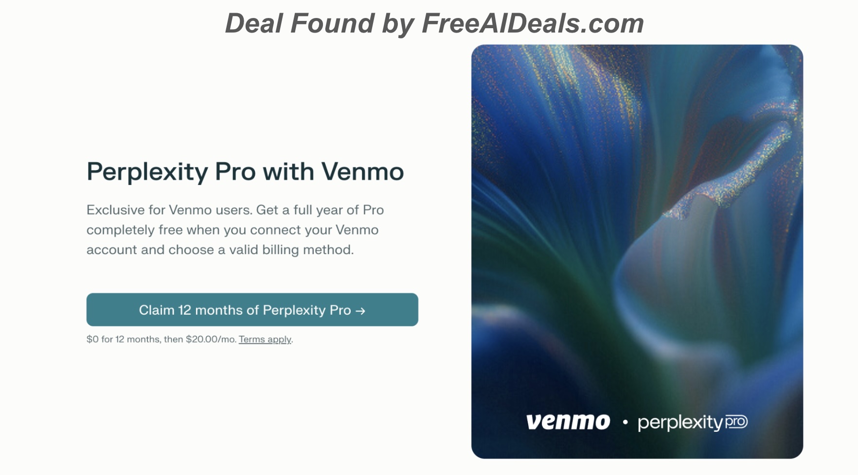 Read more about the article Perplexity Pro – Free 12 Month Pro Subscription via Venmo Until December 31, 2025